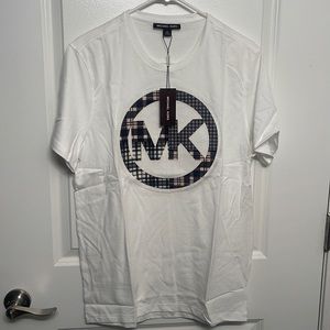 Michael Kors white tee for men. It is a medium